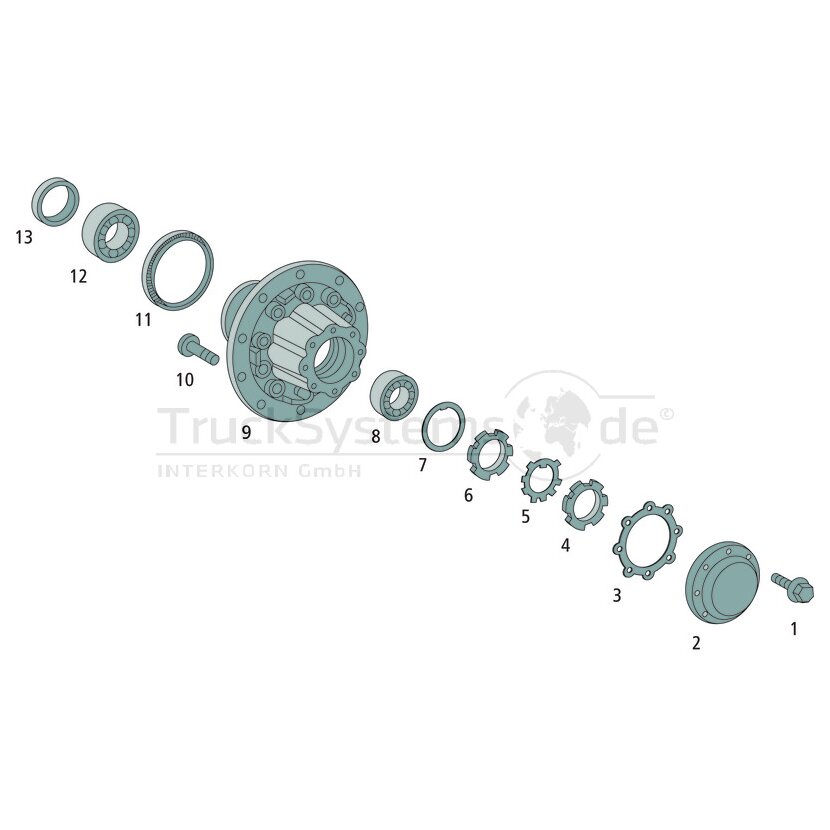 DT Spare Parts Radlager 5.30133 - 530133 für 0676988