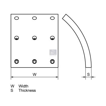 DT Bremsbelagsatz, Trommelbremse 5.92140 - 592140 passend...