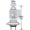 DT Glühlampe, Hauptscheinwerfer 9.78105 - 978105 passend für 14145090