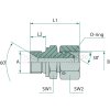 Gerade Adapter 1/2 M-BSP x 3/8 FS-BSP