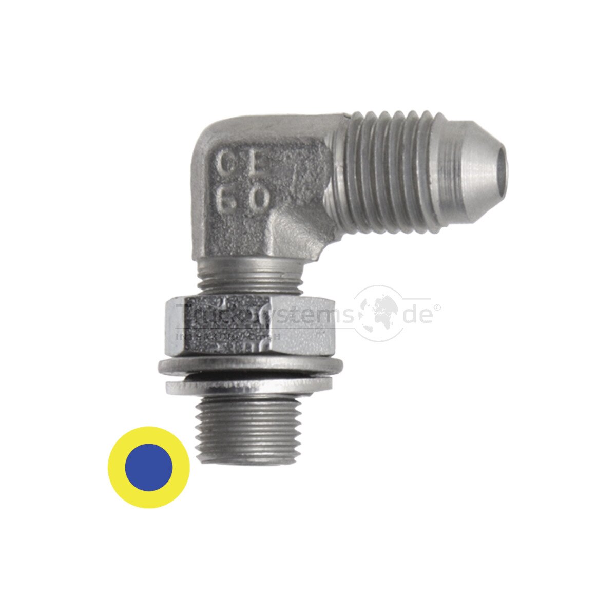 Winkel Adapter 7/8 M-JICx1/2 M-BSP