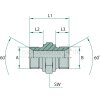 Adapter 3/8 M-BSP x 3/8 M-BSP VPE25