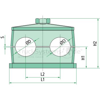 VPE=25 Rohrschellen RS D I 6