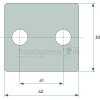 STAUFF Deckplatte einfach RS E 1 II