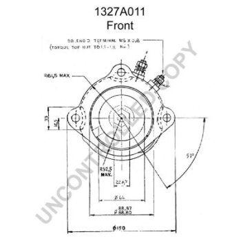 PRESTOLITE Starter 1327A011 passend für S508