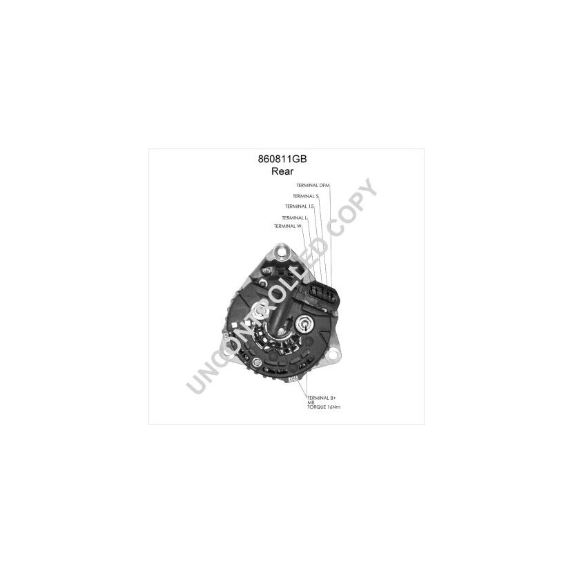 PRESTOLITE Generator 860811GB passend für 51.26101-7253