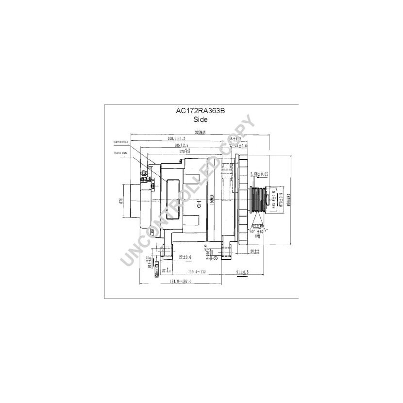 PRESTOLITE Generator AC172RA363B