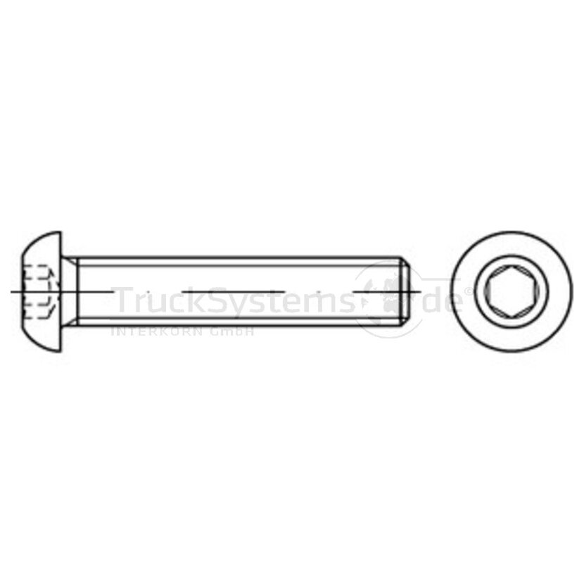 Fl-Kopfsch.In6kt,DIN7380,VZ,10.9,M06x016