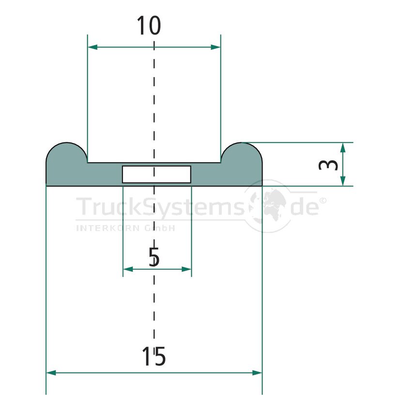 Pastore & Lombardi Befestigungsprofil 3m Löcher 5mm - 081327481