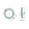 Federring,DIN127B,V2A,6,1x11,8x1,6,VE1