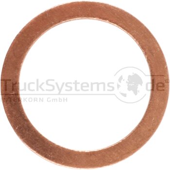 Kupferdichtring d: 18mm, D:24mm, S:1,5mm