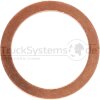 Kupferdichtring d: 18mm, D:24mm, S:1,5mm