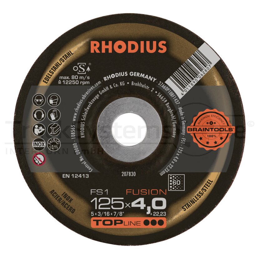 RHODIUS Schruppscheibe 125 mm FS1 Fusion K60
