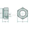 Sicherungsmuter,DIN980,8.8,VZ,M12,VE1