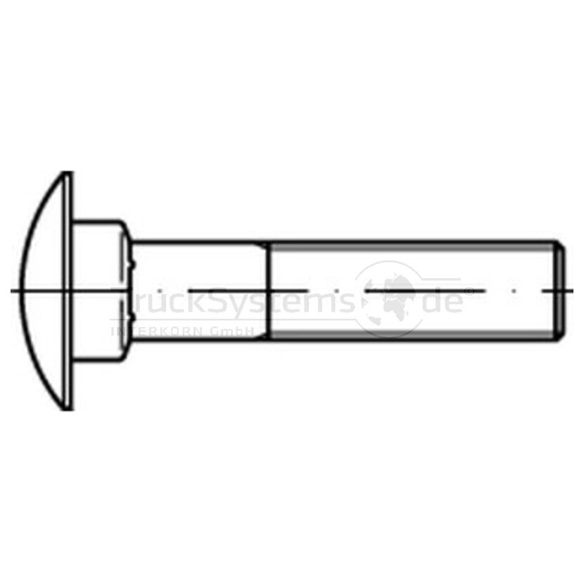 Schlossschraube,DIN603,V2A,M08x090,VE:1