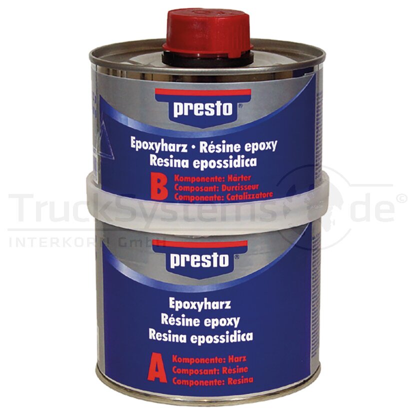 presto Epoxyharz mit Härter, gelblich, 50