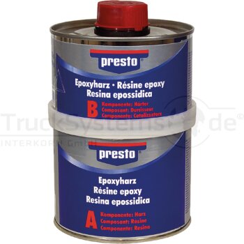 presto Epoxyharz mit Härter, gelblich, 50
