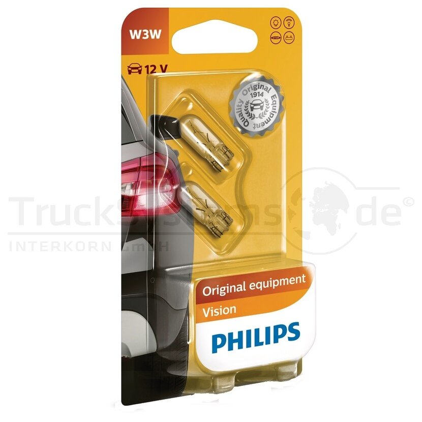 Philips Anzeigenlampe 12V 3 Watt 12256B2 VE:2 - 52410830