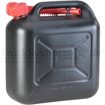 HÜNERSDORFF Kraftstoffkanister HDPE 10Liter Schwarz