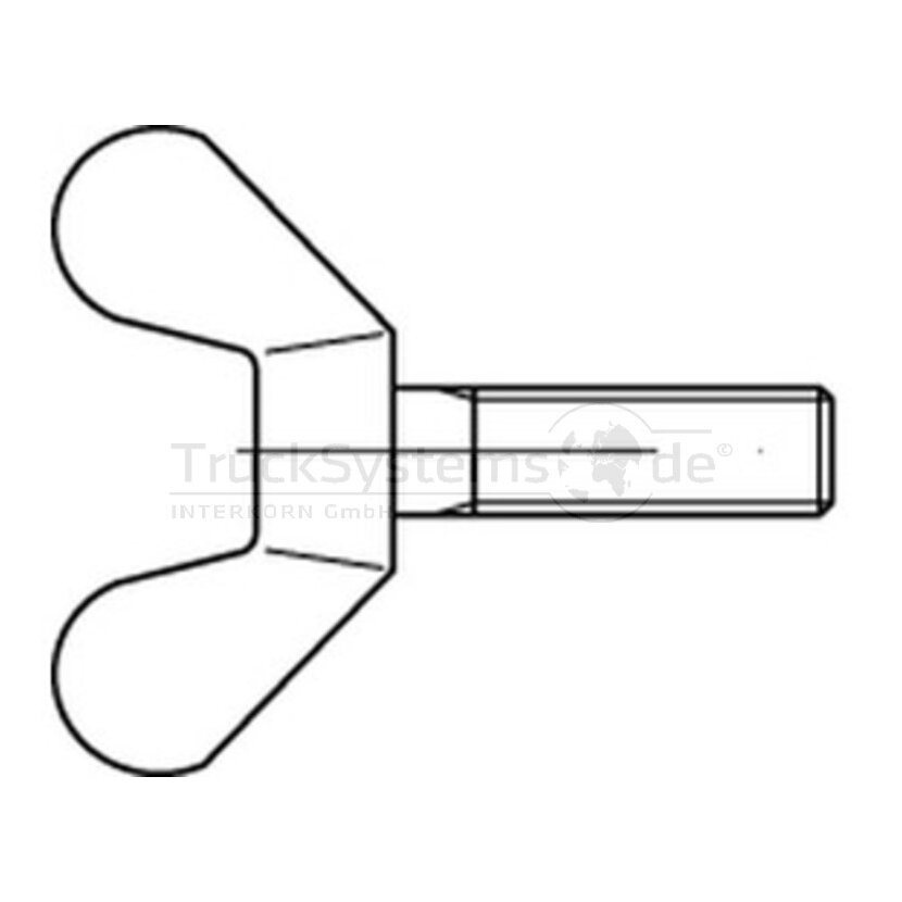 Flügelschraube,DIN316,VZ,M10x016,VE1