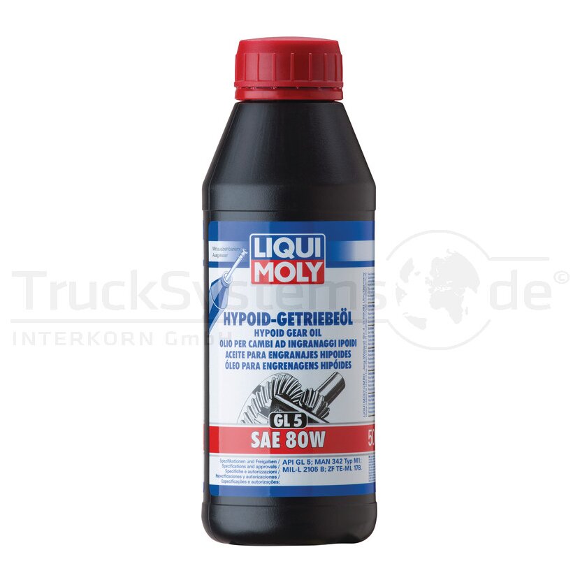 Liqui Moly Hypoid-Getriebeöl, SAE 80 W, 500ml - 1402