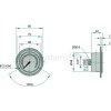 Wika Manometer 10 bar Durchmesser63mm - 1/4