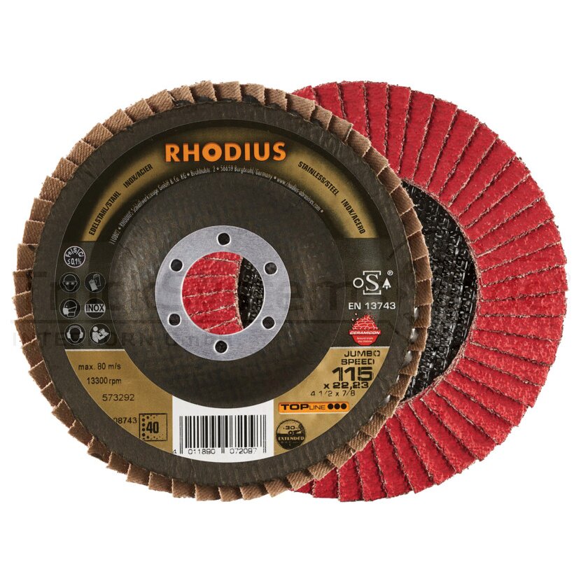 RHODIUS Faecherschleifsch. JUMBO SPEED CERAMICON
