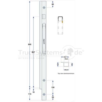 KINNEGRIP SW-Runge K20 Re 800 ALU 1 R - 208442-B - 208442B
