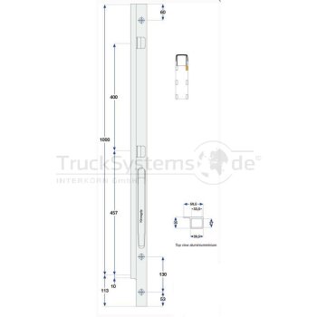 KINNEGRIP SW-Runge K20 Re 1000 ALU 2 R - 210402-B - 210402B