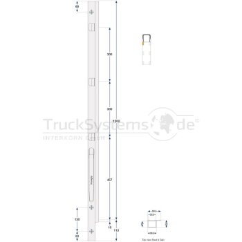 KINNEGRIP SW-Runge K20 Re 1200 VZ 3 R - 212403-B - 212403B