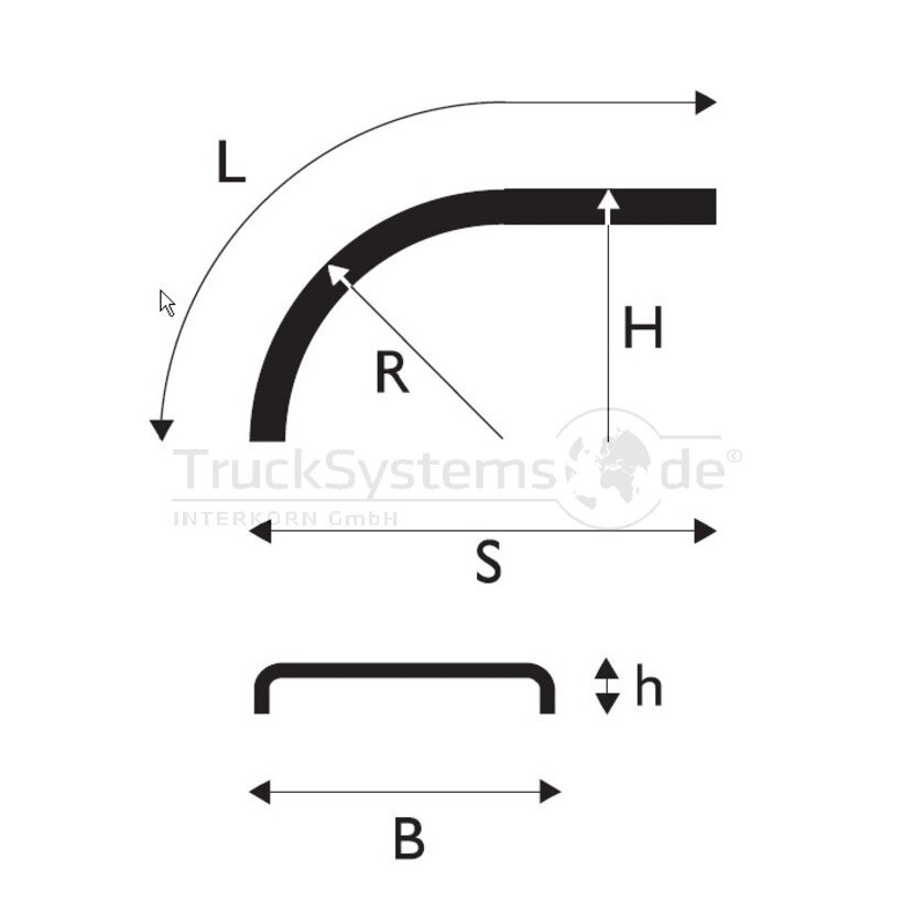Parlok Vorder- Hinterteil, Tandem Kotfl. B:650