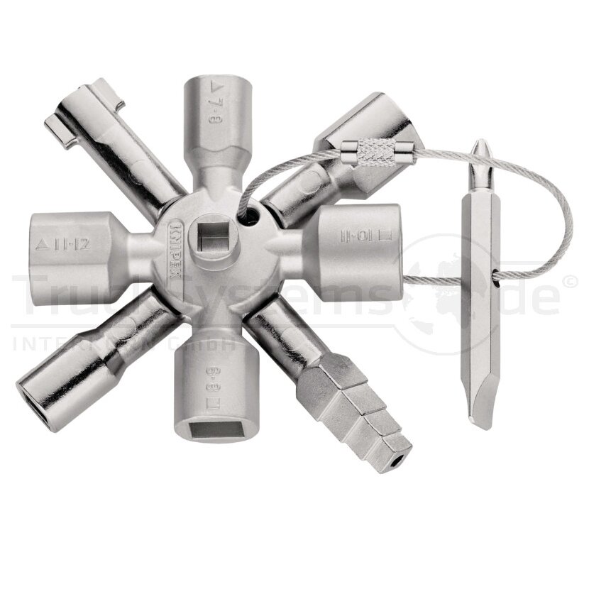KNIPEX Schaltschrankschlüssel - 00 11 01 - 001101