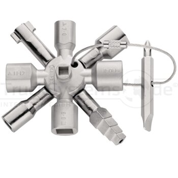 KNIPEX Schaltschrankschlüssel - 00 11 01 - 001101