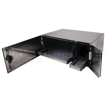BAWER Staukasten VA poliert 1300x500x890 Value