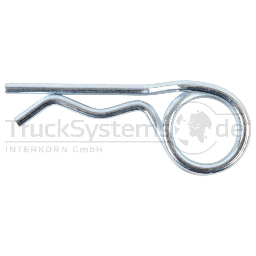 Federstecker, doppelt, Durchmesser: 4mm, L: 64mm