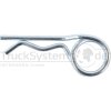 Federstecker, doppelt, Durchmesser: 4mm, L: 64mm