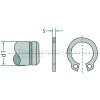 Sicherungsring,Welle,DIN471,25x1,2,VE1