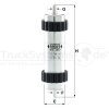 MANN-FILTER Kraftstofffilter WK 6037 - WK6037 für 4G0 127 401