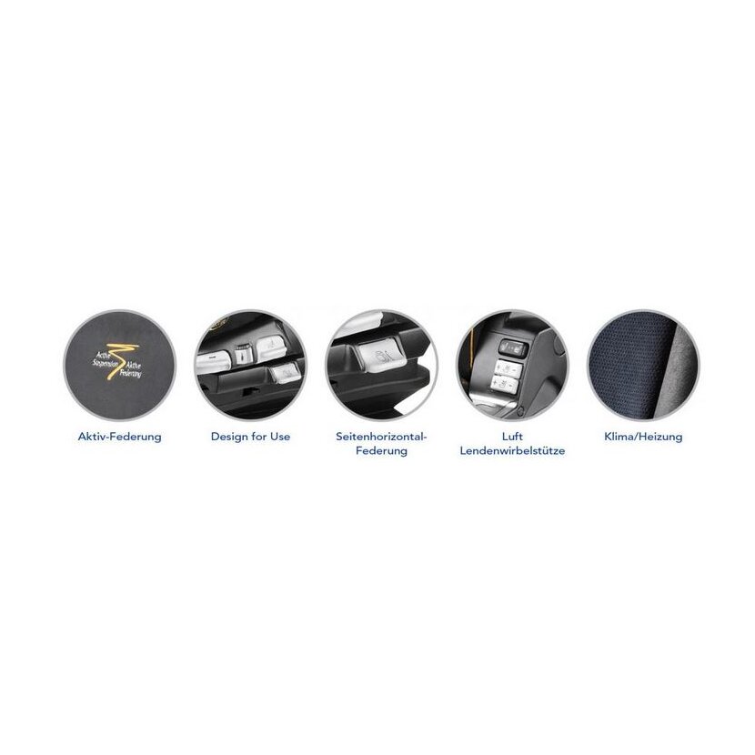 GRAMMER Traktor Sitz Maximo Evolution activ NEW - 1288762 - MSG 95EAC/741