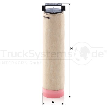 MANN-FILTER Sekundärluftfilter CF 355 - CF355...