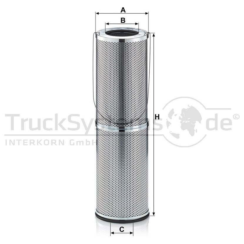 MANN-FILTER Filter, Arbeitshydraulik HD 15 002 - HD15002 für 10326993