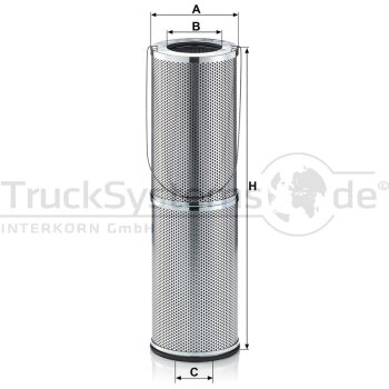 MANN-FILTER Filter, Arbeitshydraulik HD 15 002 - HD15002...