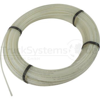 Kunststoffrohr Luftrohr 6x1 natur Rolle 100m