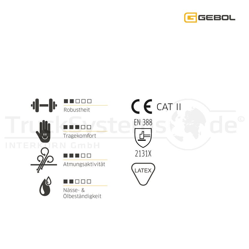 Gebol Handschuh ´´Eco Grip´´ Gr.11 - 709692