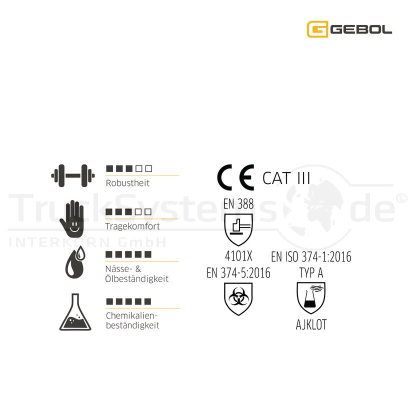 Gebol Handschuh ´´Green Tech´´ Gr. L - 709926