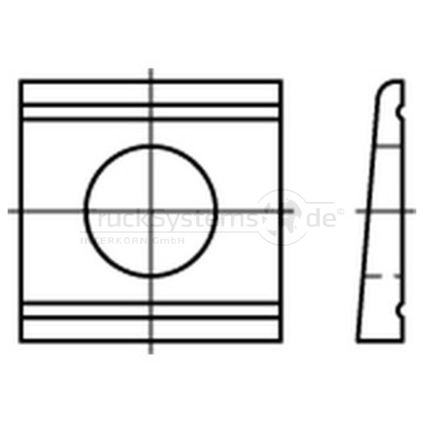 Keilscheibe,DIN434,VZ,11x22x3,8,VE1