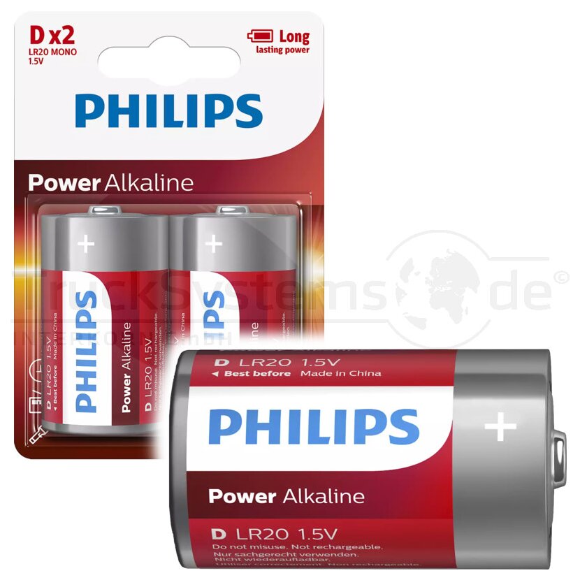 Batterie LR20 (ein Blister mit 2 Stück)