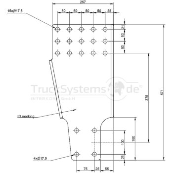 Ringfeder Seitenplattensatz EUM 180 MB H=375 - 21-684478...