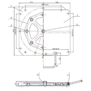 Drehteller Drehplatte Fahrersitz Universal 360°