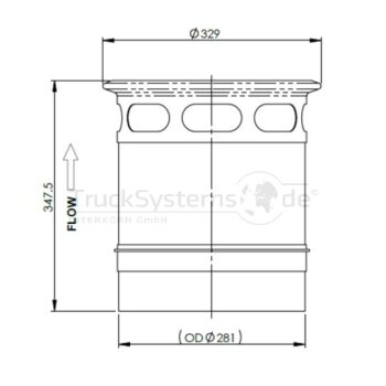 Dinex Dieselpartikelfilter (AT) DAF - 2AI005-RX - 2AI005RX